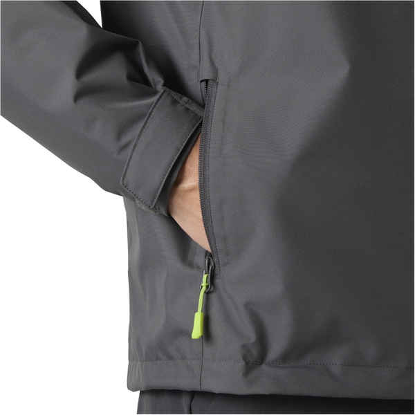 2026 Helly Hansen Mens Crew Midlayer Jacket 2 34444 - Thunder Grey